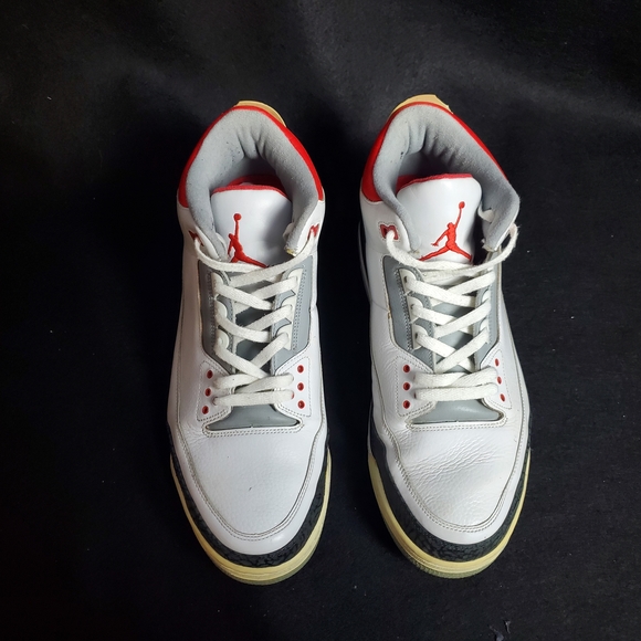 Nike Air Jordan 3 Retro 2007 Fire Red Size 15 136064-161 - Picture 4 of 8